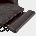 MCombo Power Recliner Chair, Electric Reclining Sofa with Adjustable Headrest and USB & Type Port, Faux Leather HTS432