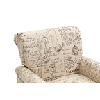 Mid-Century Modern Accent Chair Upholstered Lounge Arm Chair Single Sofa for Living Room