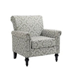 Mid-Century Modern Accent Chair Upholstered Lounge Arm Chair Single Sofa for Living Room