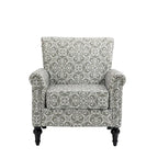 Mid-Century Modern Accent Chair Upholstered Lounge Arm Chair Single Sofa for Living Room