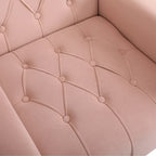 Upholstered Wingback Chair with Ottoman