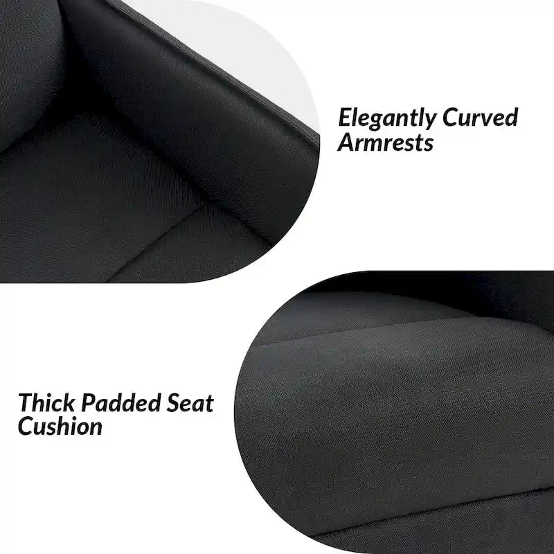 Curtis Rocker Swivel Recliner with Two Side Pockets by HULALA HOME