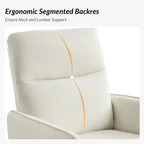 Curtis Rocker Swivel Recliner with Two Side Pockets by HULALA HOME