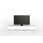 Nexera Stereo 72-inch 3-Drawer TV Stand, Black