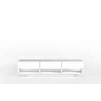 Nexera Stereo 72-inch 3-Drawer TV Stand, Black