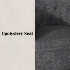 Swivel Cuddle Fabric Accent Chair with Button-Tufting