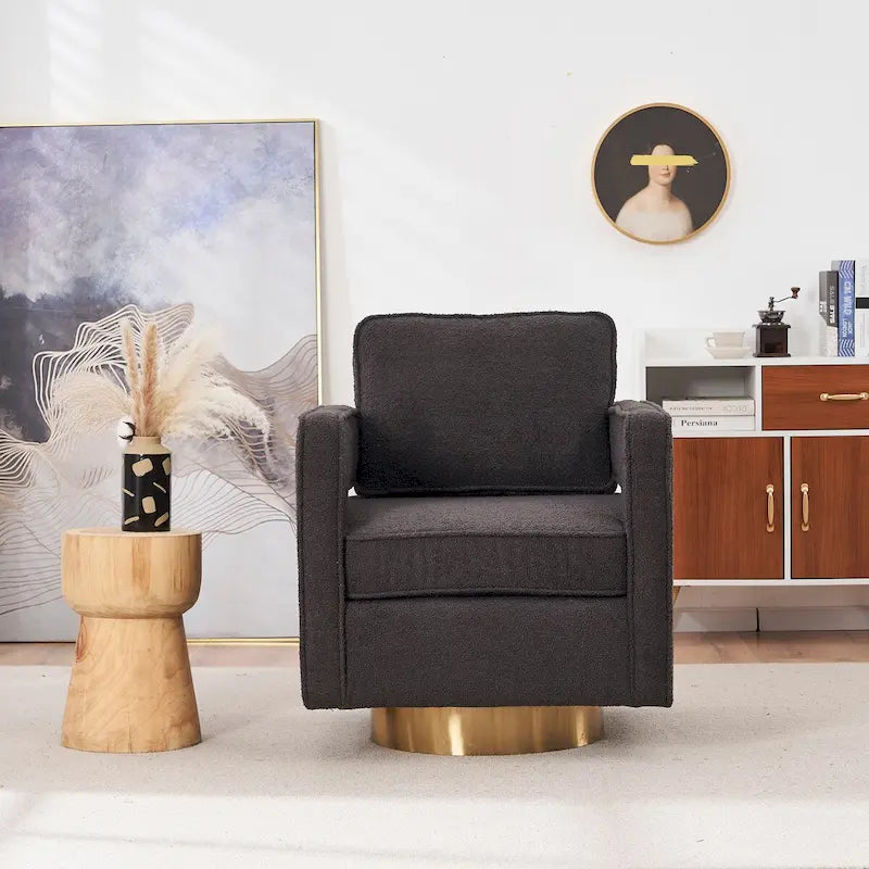Swivel Barrel Chair for Living Room,for Nursery,Hotel,Bedroom,Office
