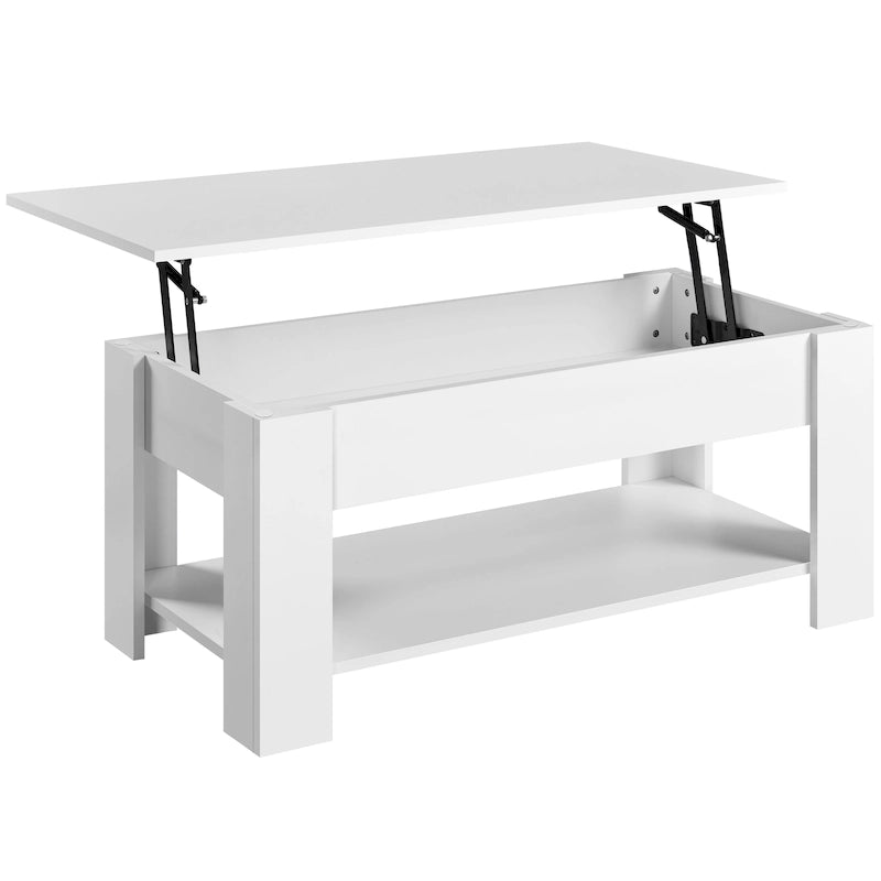 Yaheetech 38.6 Lift Top Coffee Table with Shelf for Living Room