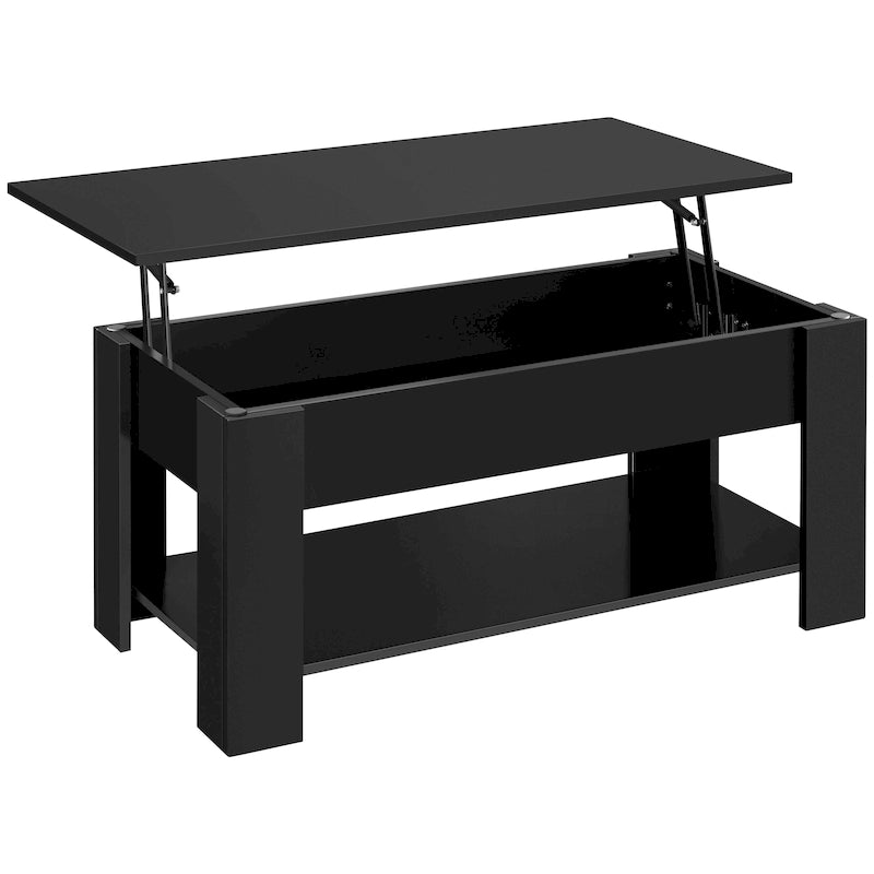 Yaheetech 38.6 Lift Top Coffee Table with Shelf for Living Room
