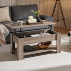Yaheetech 38.6 Lift Top Coffee Table with Shelf for Living Room