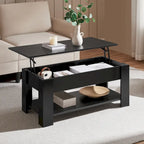 Yaheetech 38.6 Lift Top Coffee Table with Shelf for Living Room