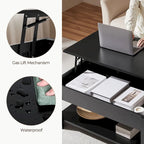Yaheetech 38.6 Lift Top Coffee Table with Shelf for Living Room