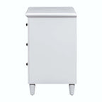 3-Drawer Nightstand Storage Wood Cabinet