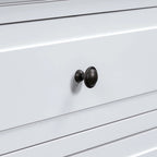 3-Drawer Nightstand Storage Wood Cabinet