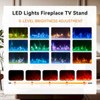 Fireplace TV Stand with 36 Fireplace
