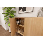 Nexera Slim 2-Door Cabinet