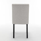 Modern Dining Chairs with Solid Wood Legs (Set of 2)
