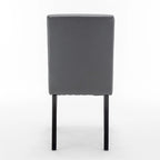 Modern Dining Chairs with Solid Wood Legs (Set of 2)