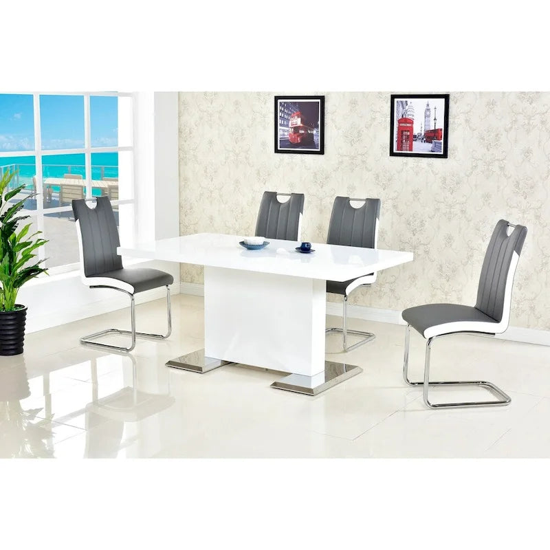 Best Master Furniture Two-tone Modern Side Chairs (Set of 2)