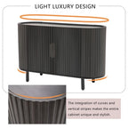 Light Luxury Sideboard with Adjustable Shelves and Large Storage Space