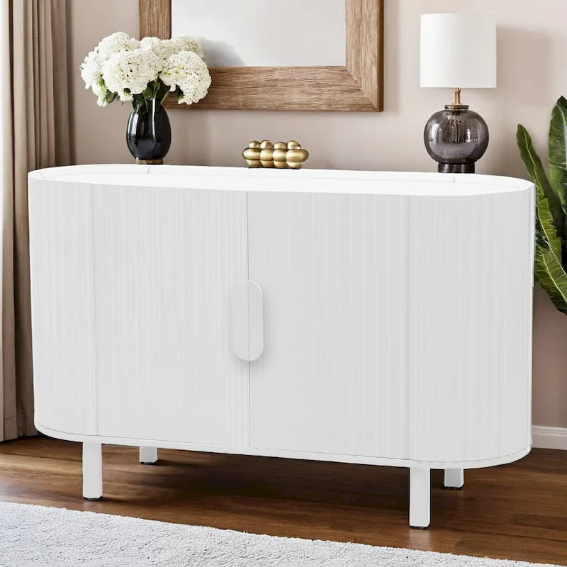 Light Luxury Sideboard with Adjustable Shelves and Large Storage Space