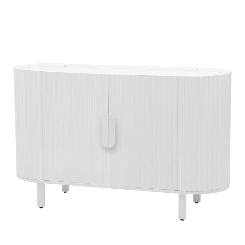 Light Luxury Sideboard with Adjustable Shelves and Large Storage Space