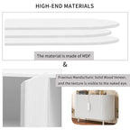 Light Luxury Sideboard with Adjustable Shelves and Large Storage Space