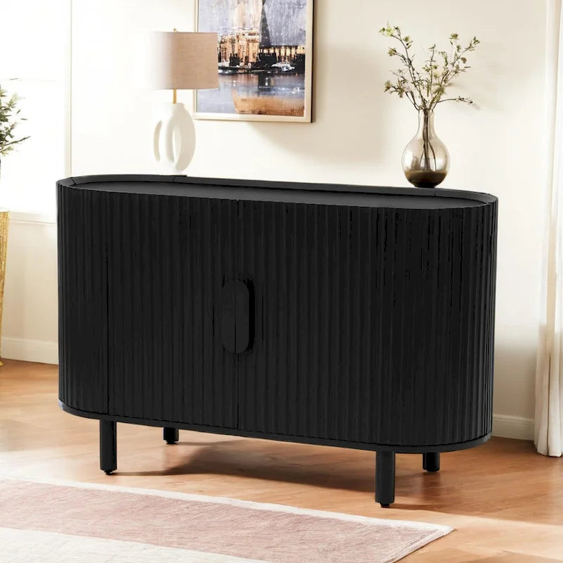 Light Luxury Sideboard with Adjustable Shelves and Large Storage Space