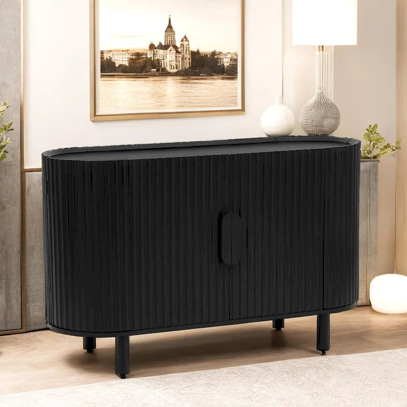 Light Luxury Sideboard with Adjustable Shelves and Large Storage Space