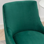 SEYNAR Modern Glam Velvet Dining Chair Set of 8 for Dining Room, Tufted Vanity Chair for Living Room (no table)