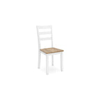 Signature Design by Ashley Gesthaven Dining Table with 4 Chairs and Bench (Set of 6)