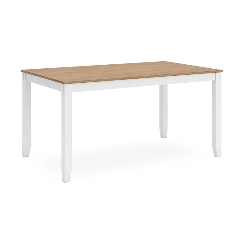 Signature Design by Ashley Gesthaven Dining Table with 4 Chairs and Bench (Set of 6)