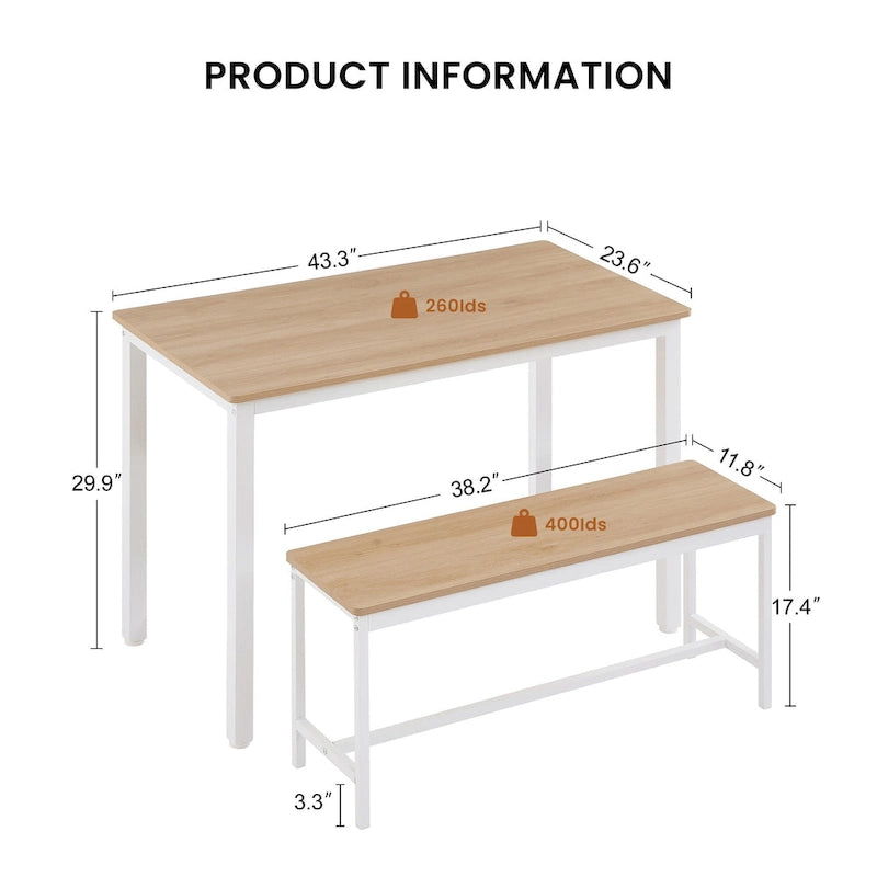 Dining Counter Table Set for Kitchen