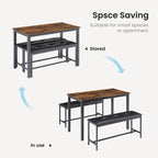 Dining Counter Table Set for Kitchen