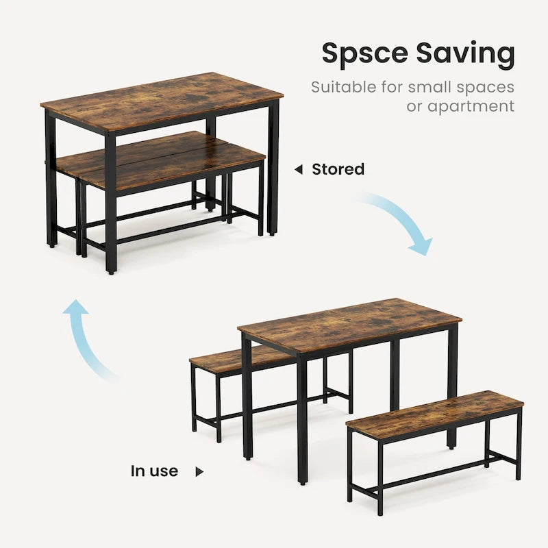 Dining Counter Table Set for Kitchen