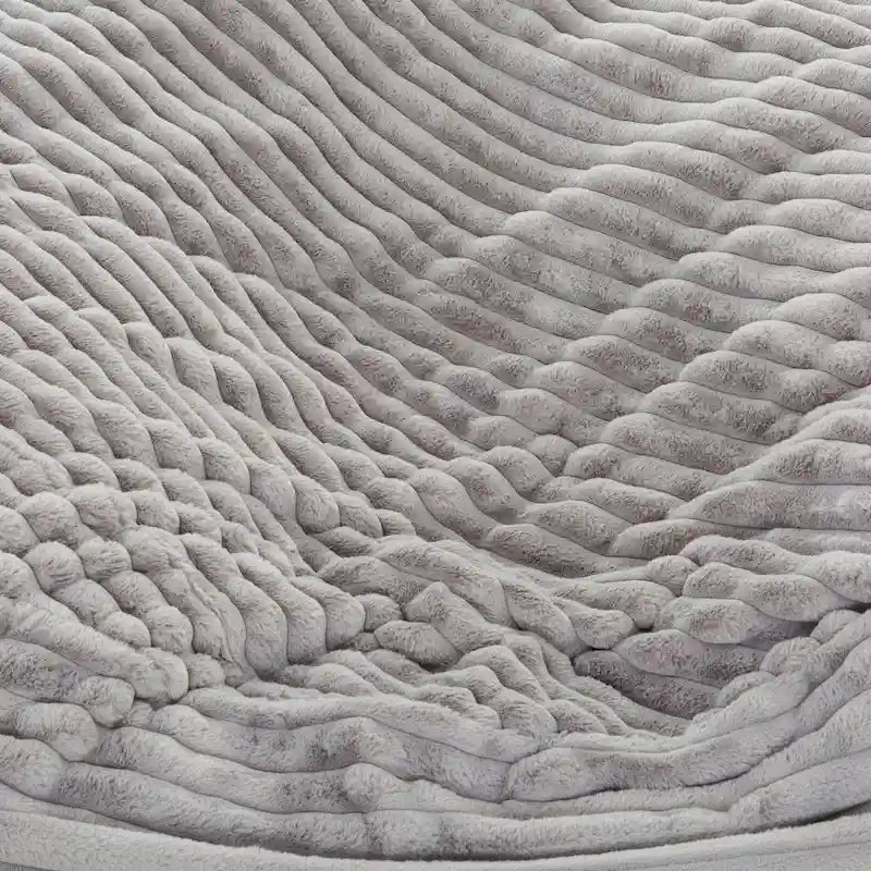 Sealy Kade 6ft Faux Fur Foam Bean Bag