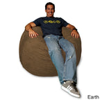 Bean Bag Chair 4-foot Memory Foam Removable Cover Bean Bags