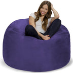 Bean Bag Chair 4-foot Memory Foam Removable Cover Bean Bags