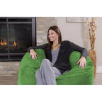 Bean Bag Chair 4-foot Memory Foam Removable Cover Bean Bags