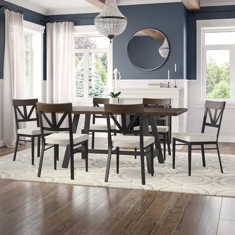Amisco Otello 40 x 72 Solid Wood Dining Table