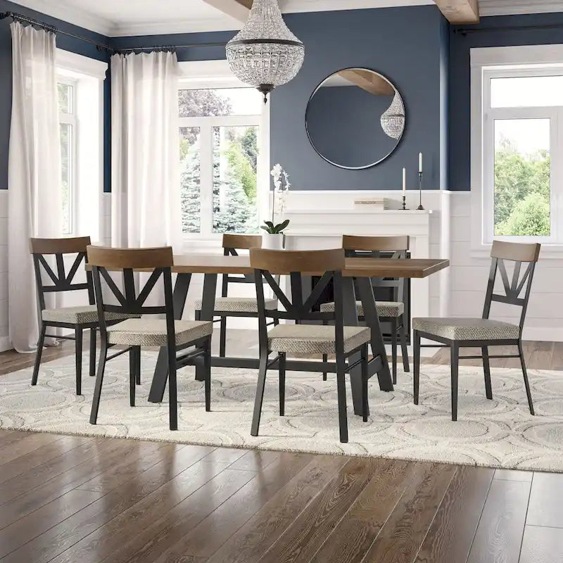 Amisco Otello 40 x 72 Solid Wood Dining Table