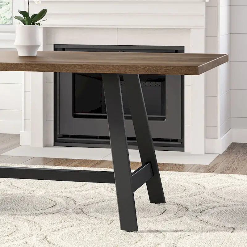 Amisco Otello 40 x 72 Solid Wood Dining Table