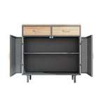 Modern Buffets Sideboard with Top Drawers, Freestanding Sideboard Storage Cabinet