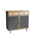 Modern Buffets Sideboard with Top Drawers, Freestanding Sideboard Storage Cabinet