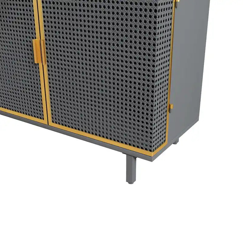 Modern Buffets Sideboard with Top Drawers, Freestanding Sideboard Storage Cabinet