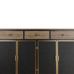 Modern Buffets Sideboard with Top Drawers, Freestanding Sideboard Storage Cabinet
