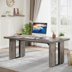 70.9 Executive Desk, Large Computer Office Desk Workstation
