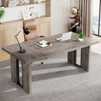 70.9 Executive Desk, Large Computer Office Desk Workstation