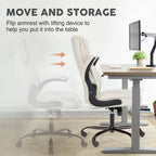 Flip-Up Armrest Adjustable Ergonomic Home Office chair