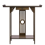 Classic Console Table with Drawer Bottom Shelf for Entryway Foyer